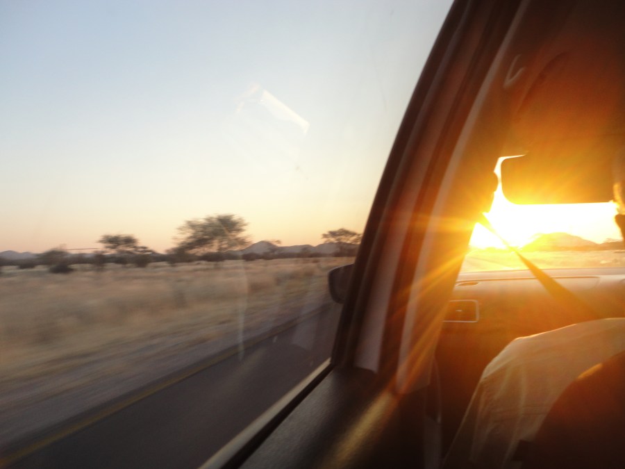 Driving Through the Sunset | Photograph by Anupama Subramaniyam